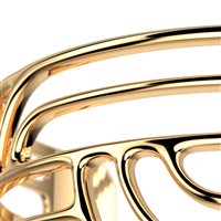 Bracelet Les Georgettes Femme Moderne in laiton 1028-100-00M - 1028-100-00M